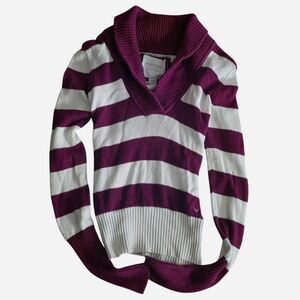 Y2K American Eagle Preppy Coquette Sweater Size Small